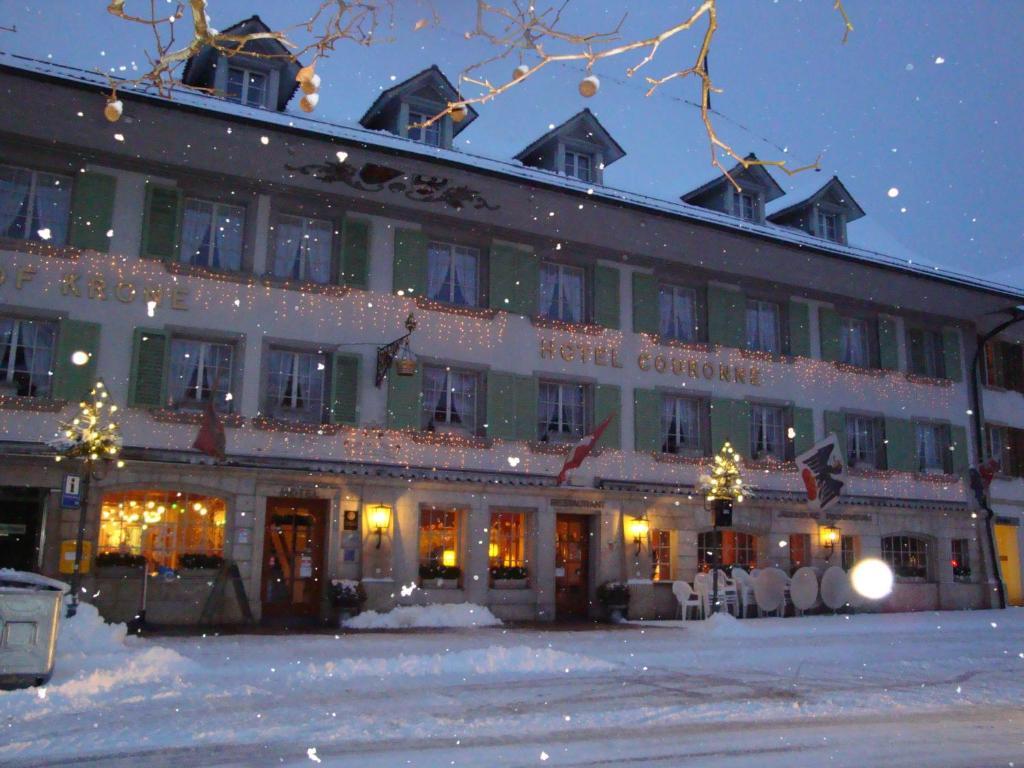 Hotel Restaurant Krone Aarberg المظهر الخارجي الصورة